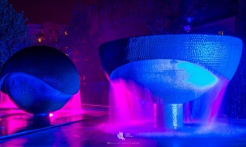 Niezwykły pokaz świetlny w Łodzi