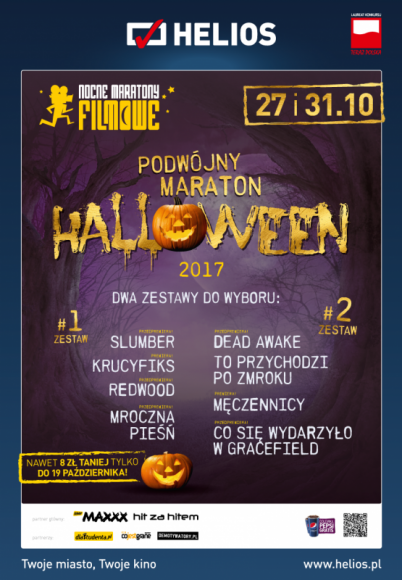 Podwójny Maraton Halloween w kinie Helios w Sukcesji Film, LIFESTYLE -