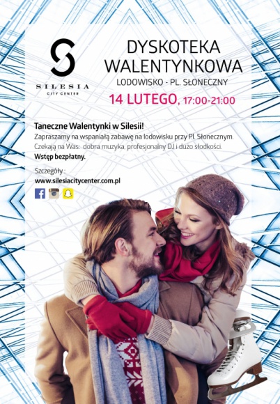 Walentynki w stylu disco, czyli Silesia City Center zaprasza na lodowisko