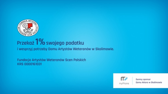 Przekaż 1% podatku i wspieraj artystów ze Skolimowa! Film, LIFESTYLE - Rusza kolejna odsłona kampanii ?Bo najważniejszy jest głos. Usłysz Skolimów?. Przekazując 1% podatku na Fundację Artystów Weteranów Scen Polskich (nr KRS 0000161031), można wesprzeć wybitnych artystów, mieszkańców Domu w Skolimowie.