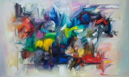 Liryzm abstrakcji w obrazach Majrowskiego ? wystawa malarstwa w Art in House