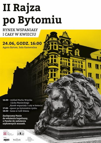 Druga ?Rajza po Bytomiu?. Rynek na przestrzeni wieków Hobby, LIFESTYLE - Już w najbliższą niedzielę (24 czerwca) uczestnicy ?Rajzy po Bytomiu? dowiedzą się, jak w ciągu stuleci zmieniał się miejski Rynek. Spacer z przewodnikami wśród kamienic poprzedzi wykład w Agorze Bytom. Wejściówki na wydarzenie są już dostępne.