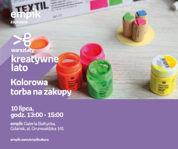 Kolorowa torba na zakupy | Empik Galeria Bałtycka Hobby, LIFESTYLE - Warsztaty