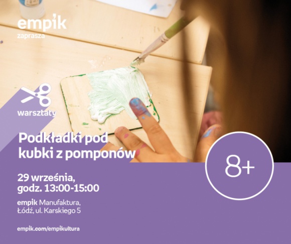 PODKŁADKI POD KUBKI Z POMPONÓW – WARSZTATY KREATYWNE – ŁÓDŹ