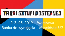 Pierwsze w Polsce targi sztuki współczesnej z limitem ceny! Sztuka, LIFESTYLE - W dniach 2-3 marca 2019 odbędą się pierwsze w Polsce Targi Sztuki Dostępnej (www.targisztukidostepnej.pl). Będzie to wydarzenie nowe, przełomowe, uzupełniające ofertę krajowego rynku sztuki. Jego celem jest promowanie sztuki współczesnej dobrej i niedrogiej.