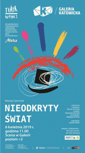 PODRÓŻ DO ŚWIATA AUTYZMU W GALERII KATOWICKIEJ Teatr, LIFESTYLE - 6 kwietnia, na Scenie w Galerii Katowickiej, po raz pierwszy w galerii handlowej zostanie wystawiony spektakl ?Nieodkryty Świat?.