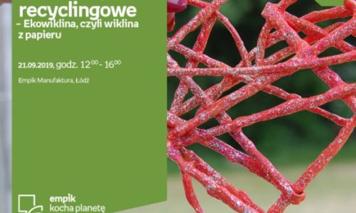 WARSZTATY RECYCLINGOWE – EKOWIKLINA, CZYLI WIKLINA Z PAPIERU