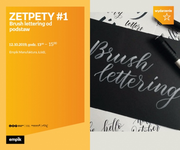 ZETPETY #1: BRUSH LETTERING OD PODSTAW – EMPIK MANUFAKTURA