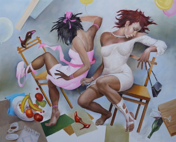 Korpo-jeleń na rowerze, czyli wystawa i XXXVII Aukcja Nowej Sztuki Sztuka, LIFESTYLE - Jeżeli zastanawiacie się, jak spędzić jesienny piątkowy wieczór, mamy dla Was propozycję: 29 listopada o 19:30 przyjdźcie do Domu Aukcyjnego Art in House przy Alejach Jerozolimskich 107 w Warszawie, aby wziąć udział w XXXVII Aukcji Nowej Sztuki.