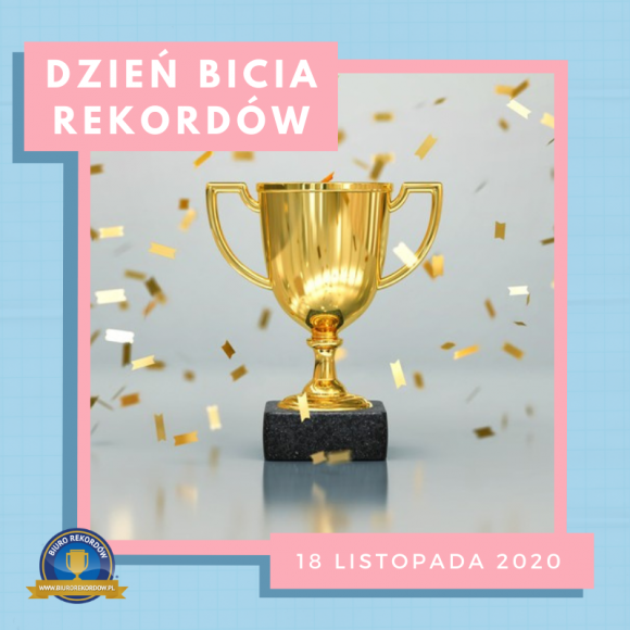 Dzisiaj obchodzimy Światowy Dzień Bicia Rekordów 2020 Hobby, LIFESTYLE - To dzisiaj! 18 listopada 2020 roku, na całym świecie obchodzi się Światowy Dzień Bicia Rekordów Guinnessa - GWR Day 2020! Kto gotów, ten niech startuje po rekord! Albo chociaż razem z nami powspomina! W tym wyjątkowym dniu niemożliwe staje się możliwe!